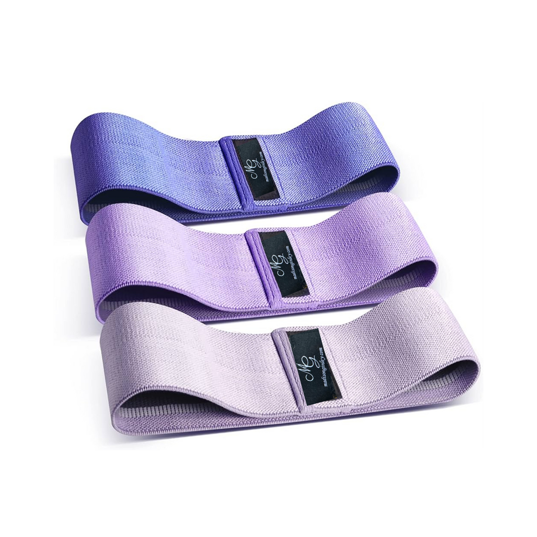 3 PACK Heavy duty Non-Slip Fabric Resistance Bands + FREE BOOTY EBOOK